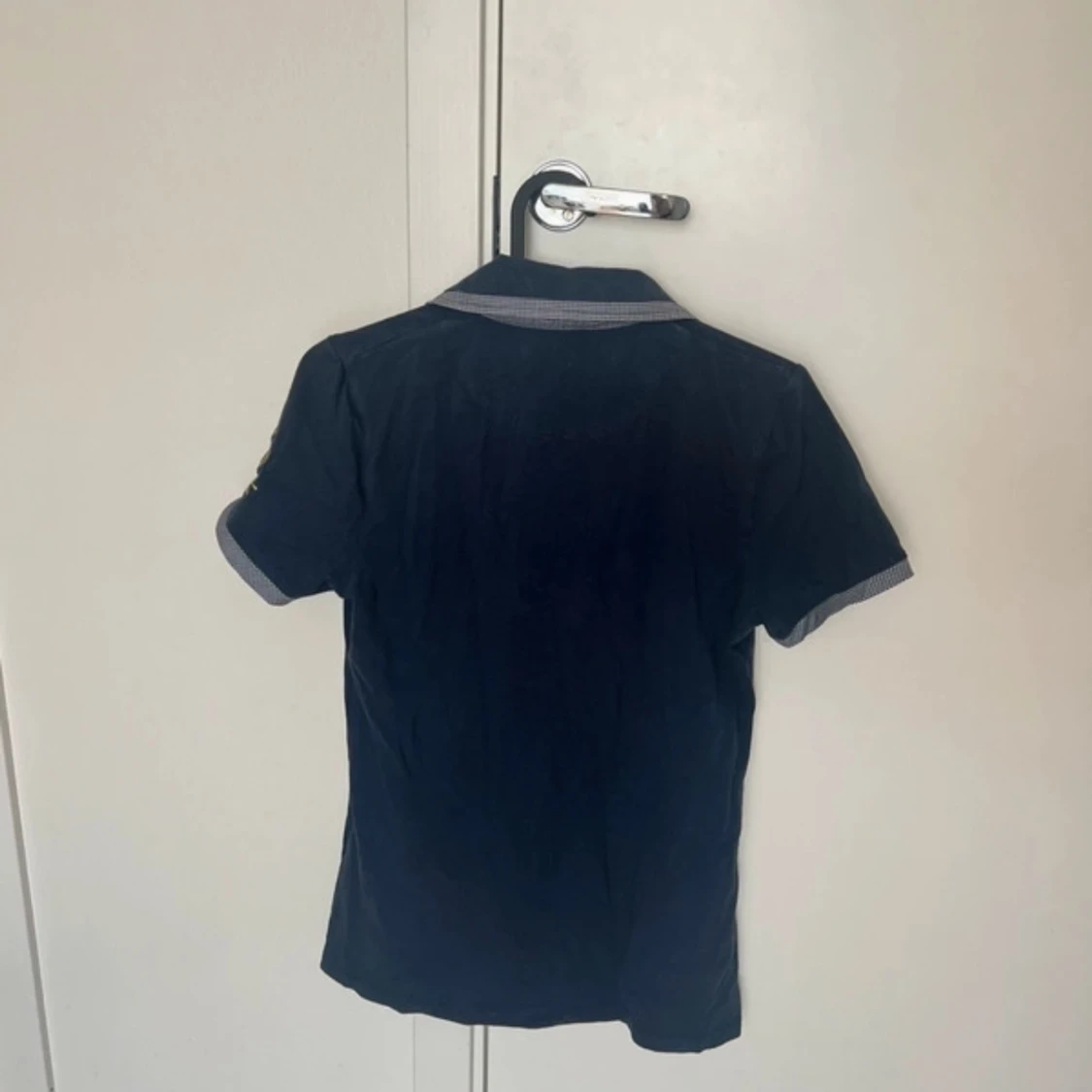 Marinblå pikétröja JH Collection - 90