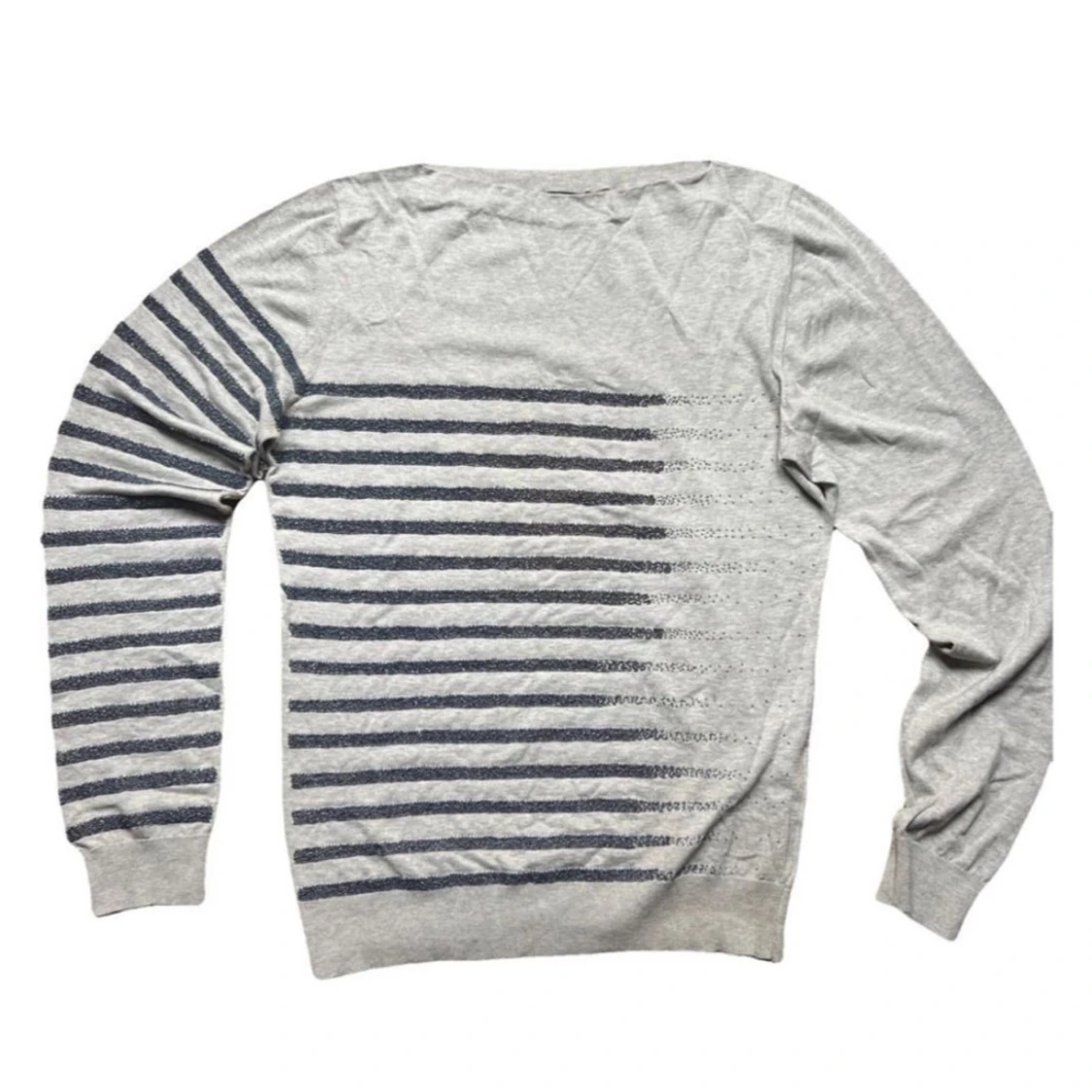 Grå randig tröja från Jean Paul Gaultier