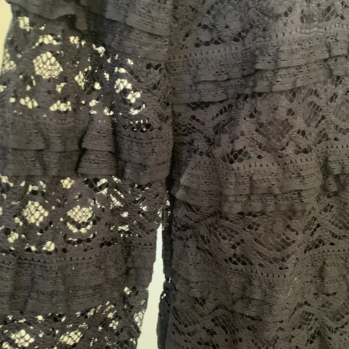 Jätte fin svart spets blus❣️ - 92