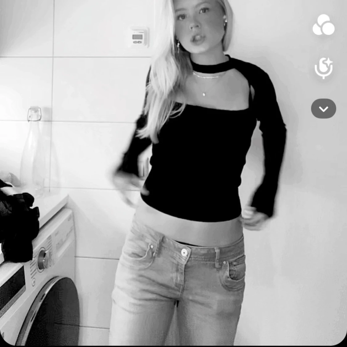 Gråa ltb jeans - 90