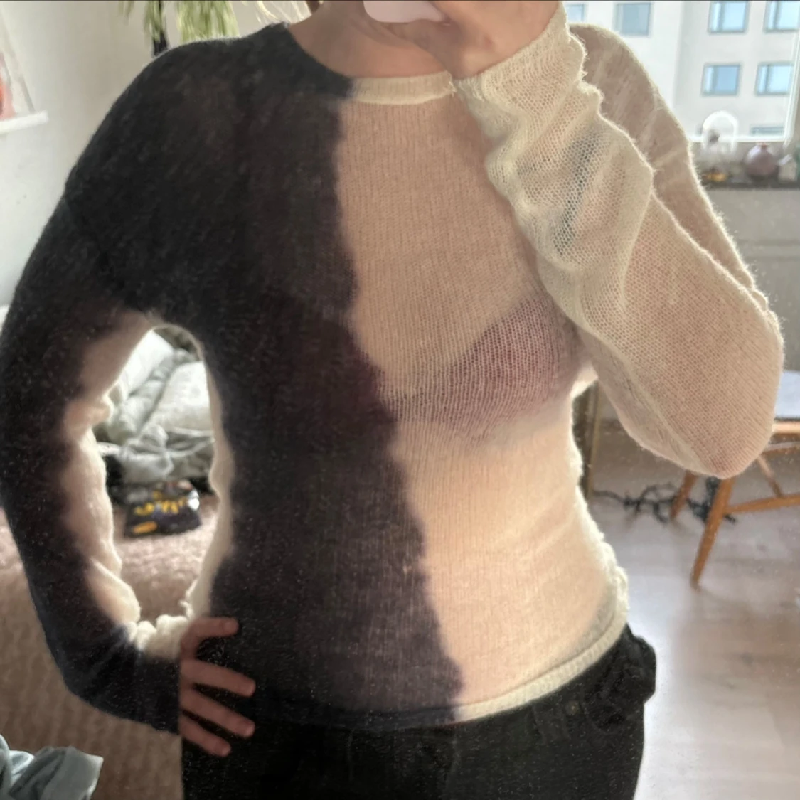 Weekday flerfärgad stickad tröja - 91