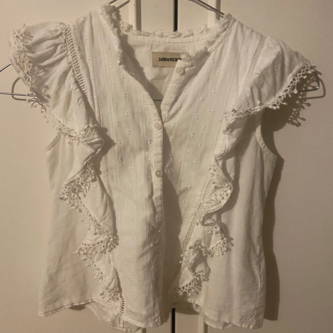 Vit blus från Zadig & Voltarie