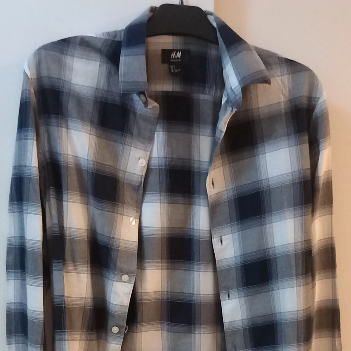 Rutig skjorta från H&M