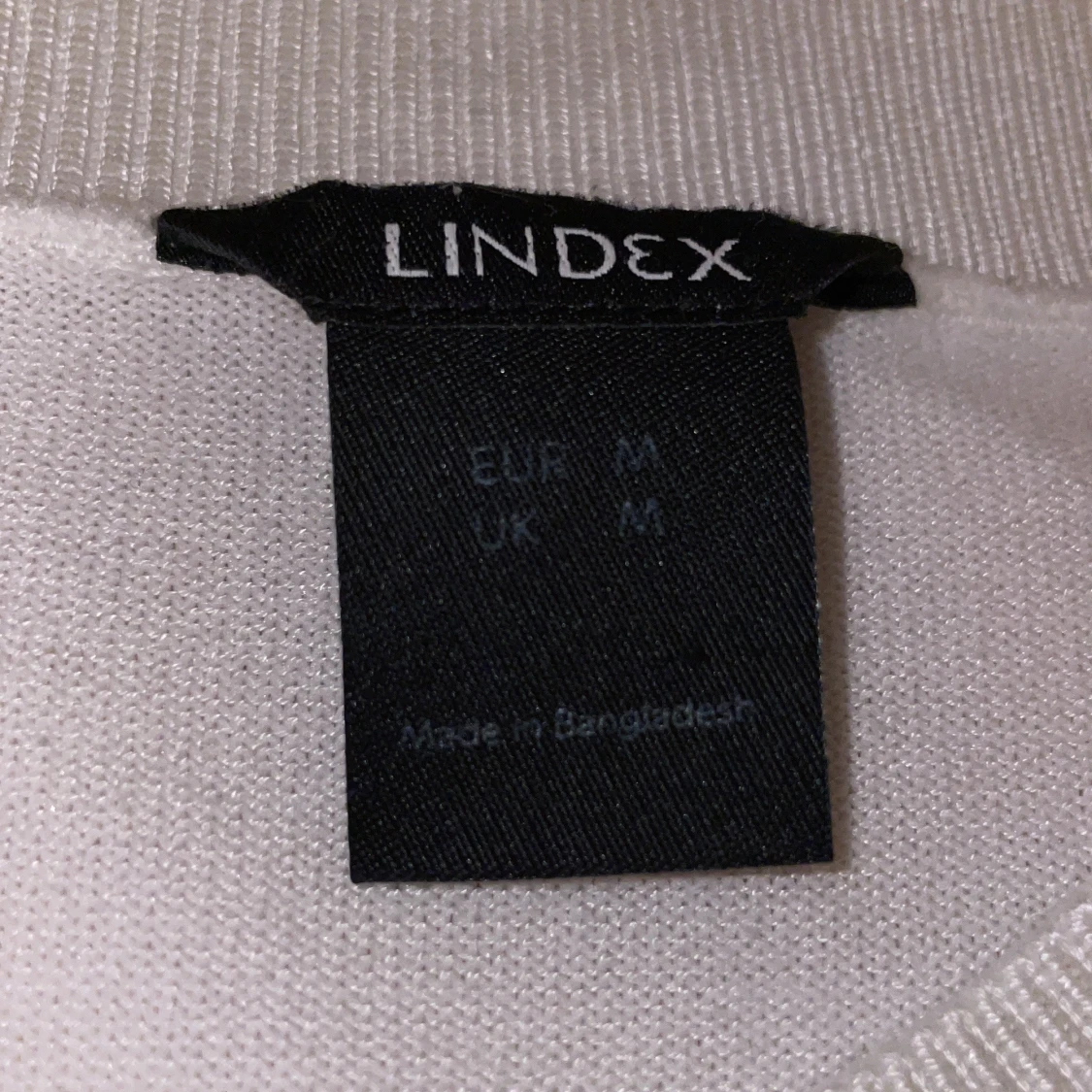 Vit kortärmad topp från Lindex - 90