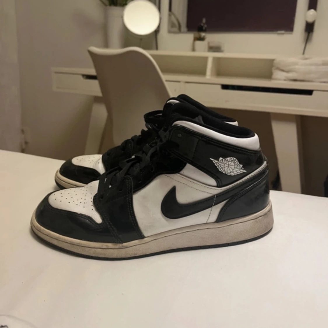 Svartvita Nike Air Jordans - 90