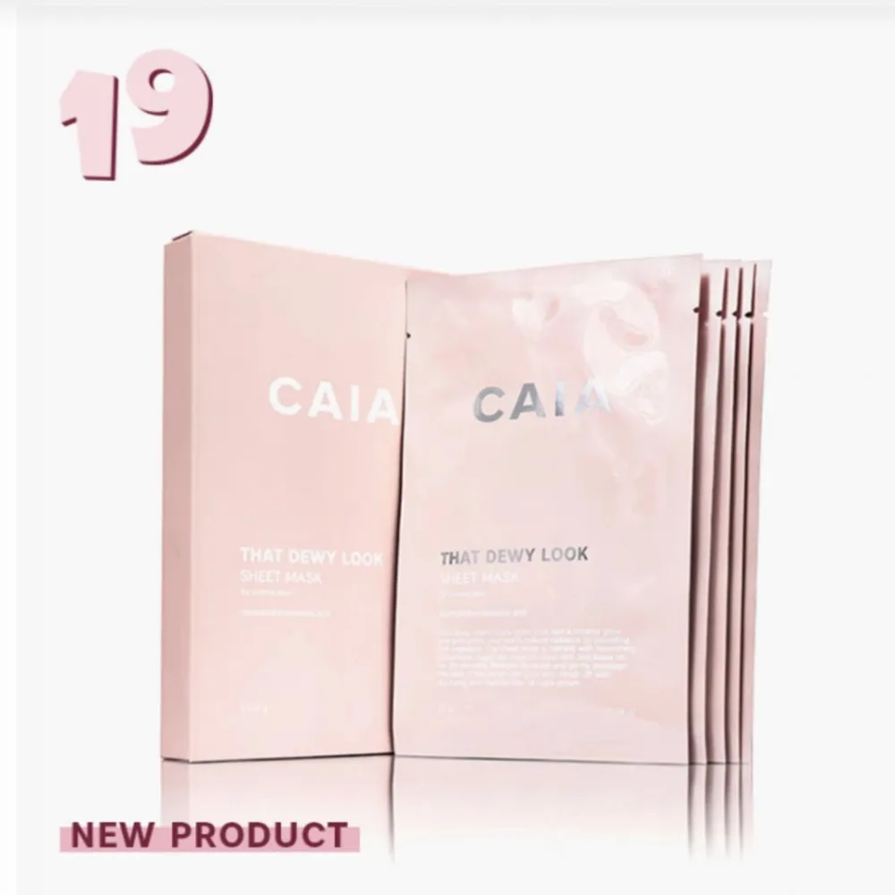 Säljer 4st Sheet Mask från caia!! Ur plockad ur original förpackningen. . Skönhet.