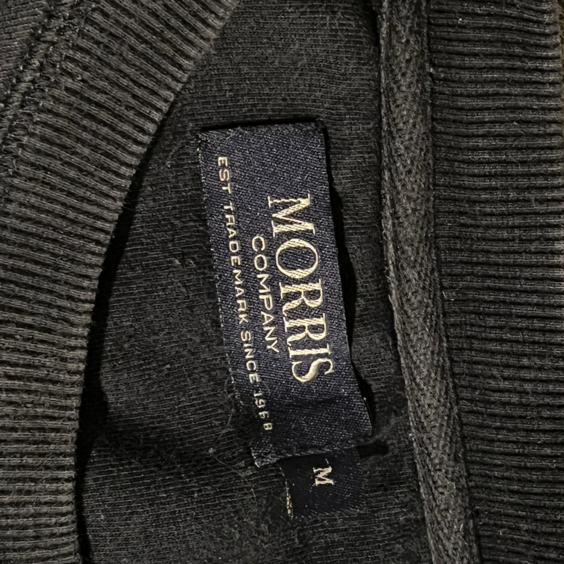 Svart sweatshirt från Morris - 91