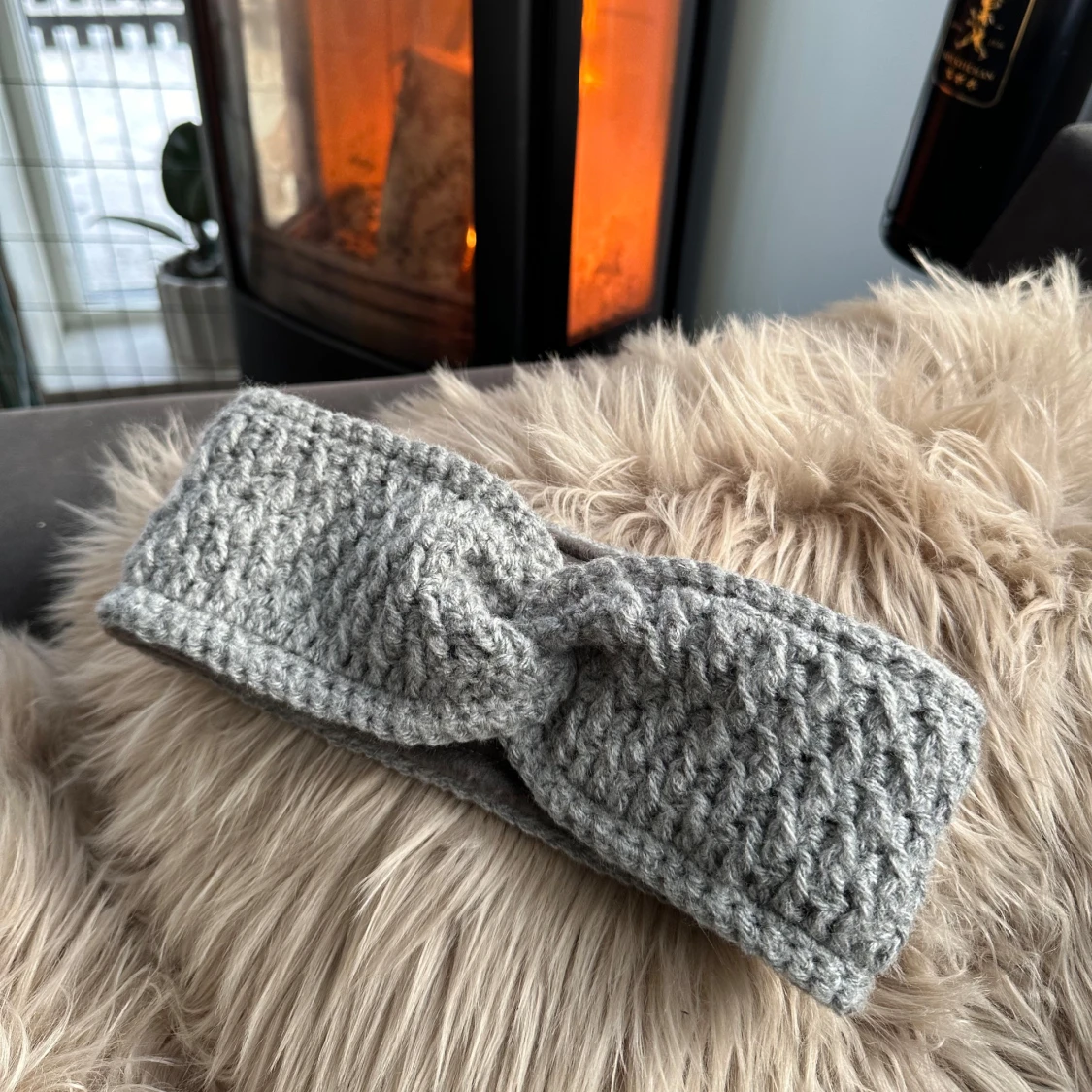 Virkade handgjorda pannband i valfri färg - 91