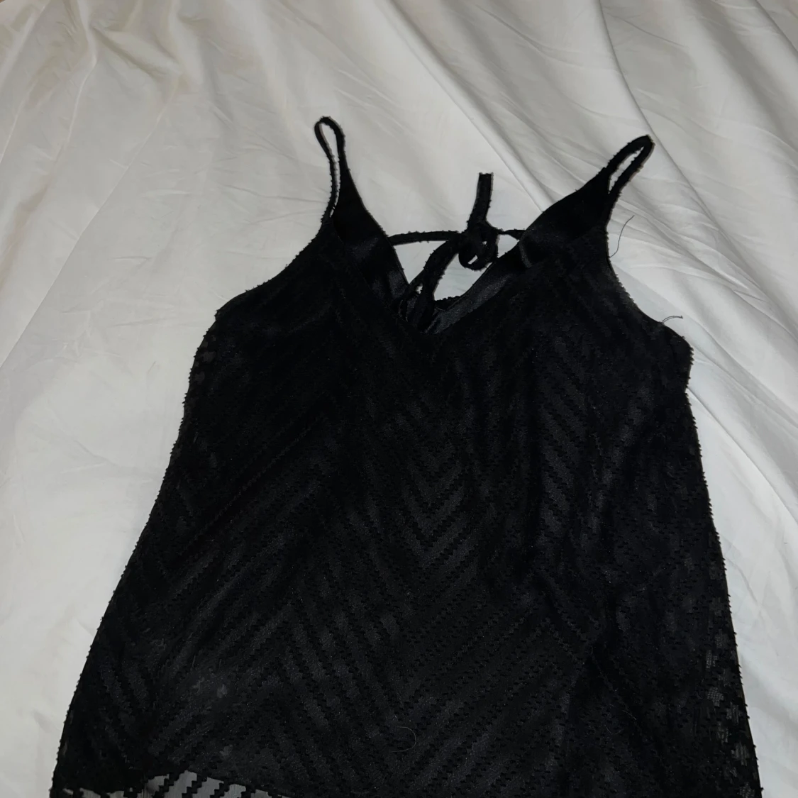 Svart spetslinne från Vila - 90