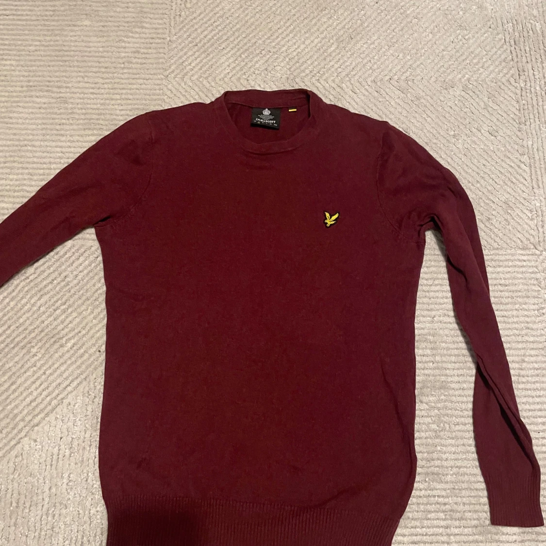 Röd Lyle & Scott långärmad