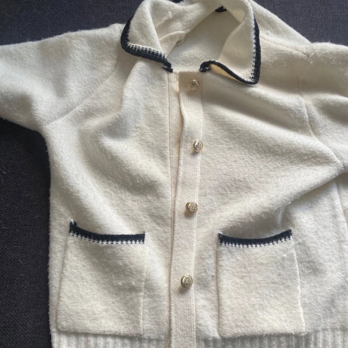 Vit kofta från Bik Bok - 90