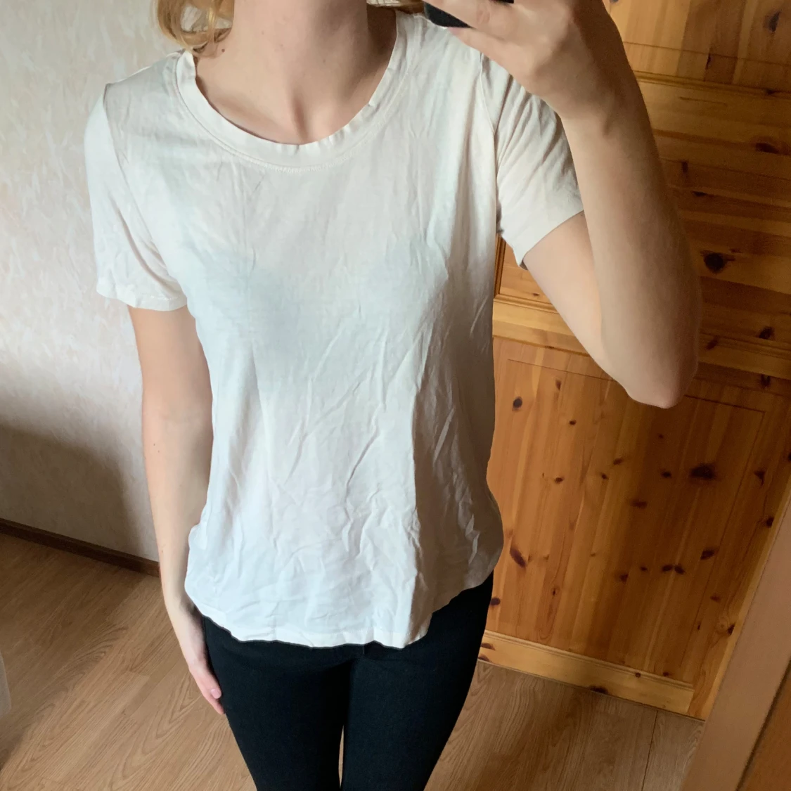 Vit/biege t shirt - 90