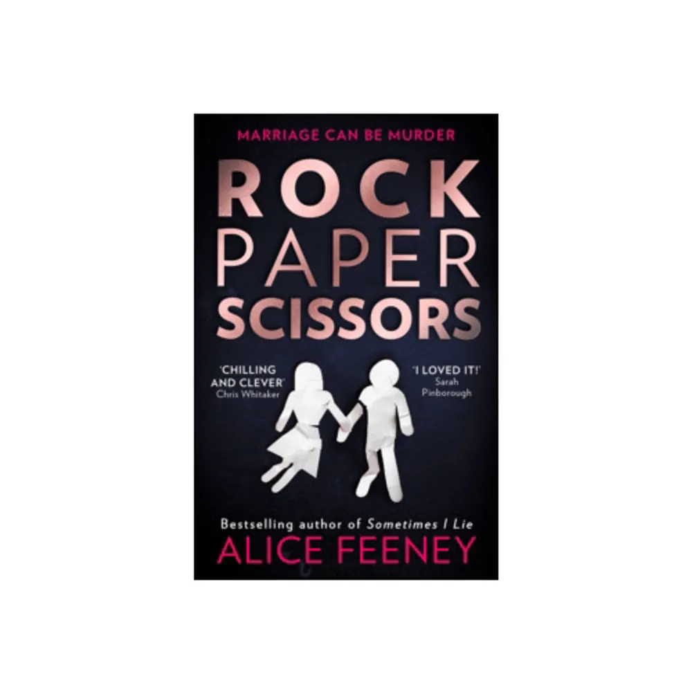 Soon to be a Netflix series from the producer of The Crown. The phenomenal new thriller from the bestselling author of Sometimes I Lie. 'Chilling and clever, with a twist so sharp you'll get whiplash' Chris Whitaker, author of We Begin at the End Ten years of marriage.Ten years of secrets. An anniversary they'll never forget. Adam and Amelia are spending the weekend in the Scottish Highlands.The remote location is perfect for what they have planned. But when their romantic trip takes a dark turn, they both start to wonder - can they trust the one they're with? Because every couple tells little white lies. Only for Adam and Amelia, the truth is far more dangerous.What readers are saying about ROCK PAPER SCISSORS 'I was HOOKED! Brilliantly written . . .A gripping twisty page turner' 'Multi-faceted characters hiding lots of secrets, brilliant plot and clever twists kept me at the edge of my seat to the very end!' 'I flew through the pages as it was impossible to put down! Brilliant!' 'Alice Feeney wins for the greatest plot twists!' 'This was an addictive read. I. Could.Not. Put. It. Down.The twist was spectacular'    Format Pocket   Omfång 312 sidor   Språk Engelska   Förlag Harper Collins UK   Utgivningsdatum 2021-08-19   ISBN 9780008370985  . Böcker.
