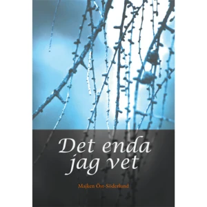 Det enda jag vet (bok, danskt band) -   Format Danskt band   Omfång 215 sidor   Språk Svenska   Förlag Artos &amp; Norma Bokförlag   Utgivningsdatum 2013-12-06   Medverkande Benjamin Åkerlund   ISBN 9789175806860  