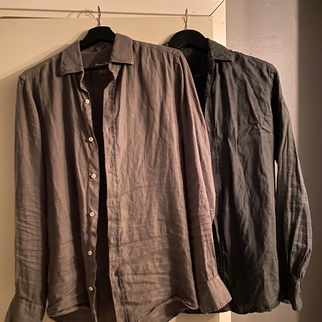 Gröna linneskjortor från Massimo Dutti