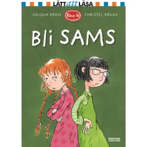 Succén med Klass 1b fortsätter! Lättlästa böcker där både killar och tjejer kan känna igen sig och där varje bok i serien har någon eller några av kompisarna i Klass 1b som huvudperson.Siri och Lova är bästisar. De sitter alltid bredvid varandra i skolan. Idag har Siri ett nytt sudd med sig. Ett med en fjäril på. Det är hennes finaste.– Får jag låna ditt sudd? frågar Lova.Lova suddar jättemycket. Oj, suddet gick sönder!Siri blir jätteledsen. Och arg!På rasten vill Lova leka med Siri, men Siri springer bara undan.Är de inte bästisar längre? Det är inte kul att vara osams!