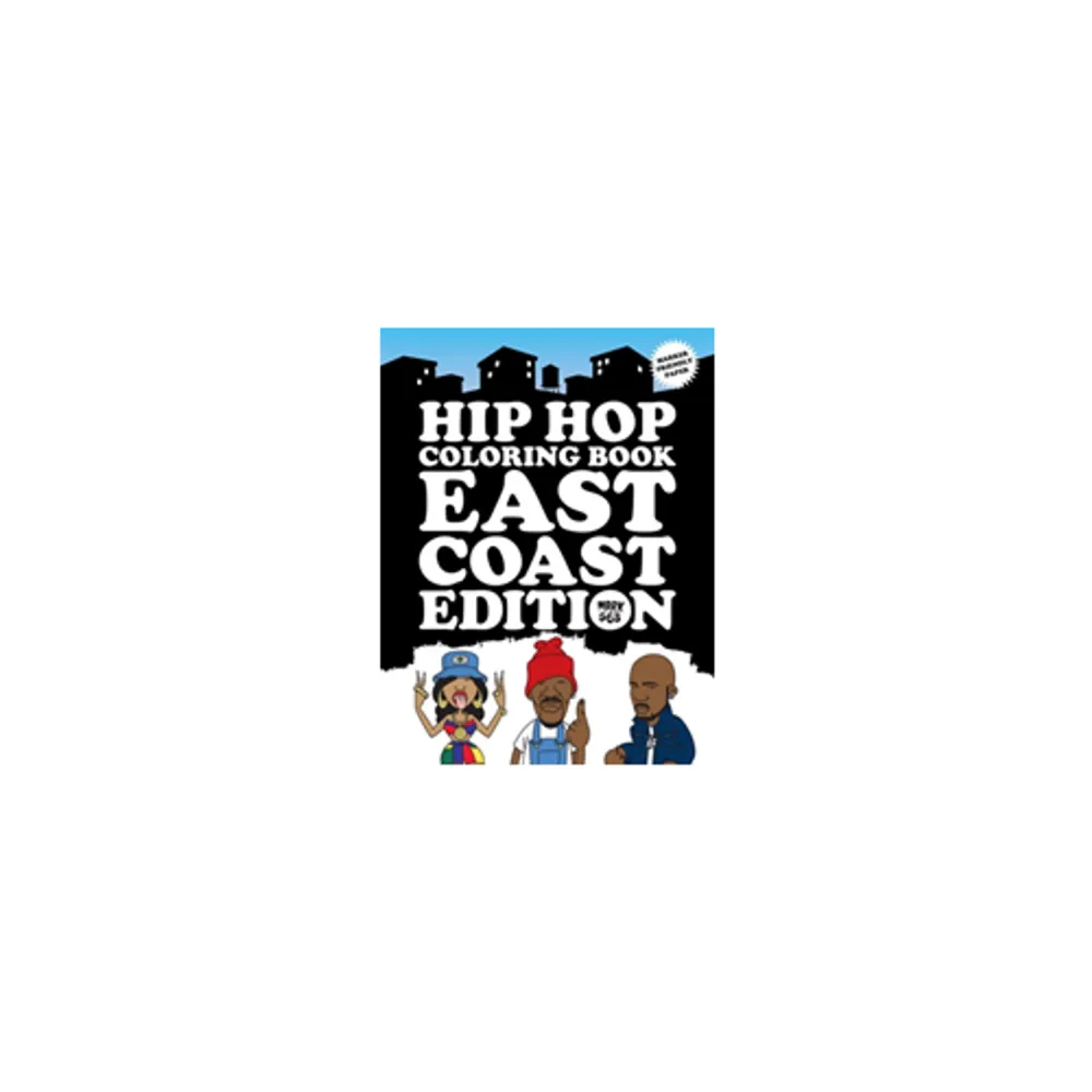 After the overwhelmingly popular Hip Hop Coloring Book, Mark 563 is back with Hip Hop Coloring Book: East Coast Edition.It s a fun activity book for kids and adults. The book features a selection of Mark 563 s own illustrative takes on some of Hip Hop s most important figures from early pioneers like Busy Bee, to 90s NYC profiles like Nine and newer stars like ASAP Rocky all ready to be colored in.The 50 pages are packed with legendary East Coast rappers, spanning from the Golden Era through to today s rap superstars.A perfect gift for anyone interested in Hip Hop and popular culture.Hip Hop Coloring Book: East Coast Edition is marker friendly! Use your favorite markers without the risk of ruining the illustration on the other side of the paper. Hip Hop Coloring Book: East Coast Edition is the latest in Dokument Press popular coloring book series, with themes such as graffiti, skateboarding and lowriders.I went to the High School of Art & Design for illustration, so it s a particular honor to be immortalized in the hip hop coloring book. My advice when coloring me is never stay within the lines, be free! Pharoahe Monch Enjoy Hip Hop and Have Fun! Chief Rocker Busy Bee    Format Häftad   Omfång 50 sidor   Språk Engelska   Förlag Dokument Press   Utgivningsdatum 2020-04-03   ISBN 9789188369369  . Böcker.