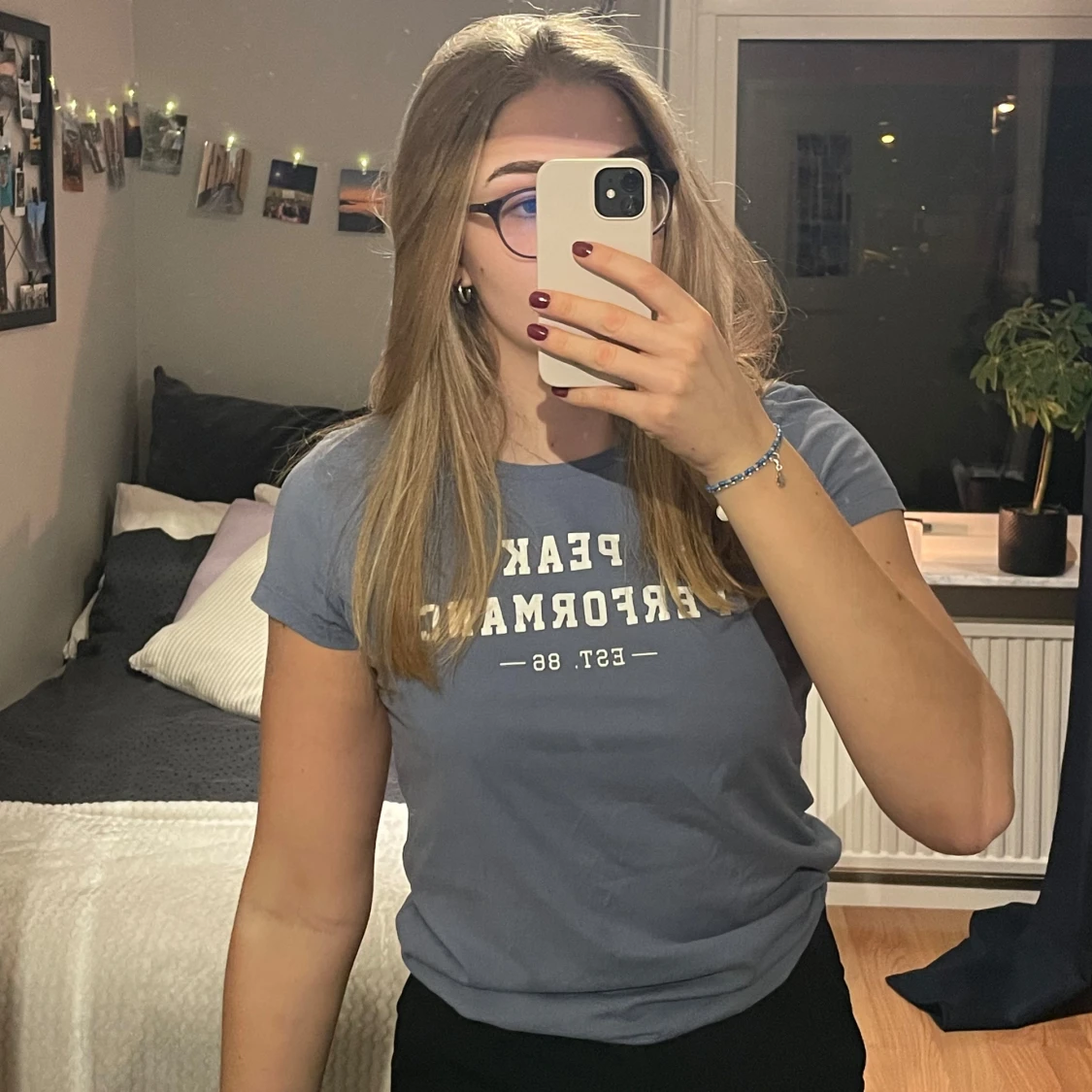 Blå t-shirt från Peak Performance