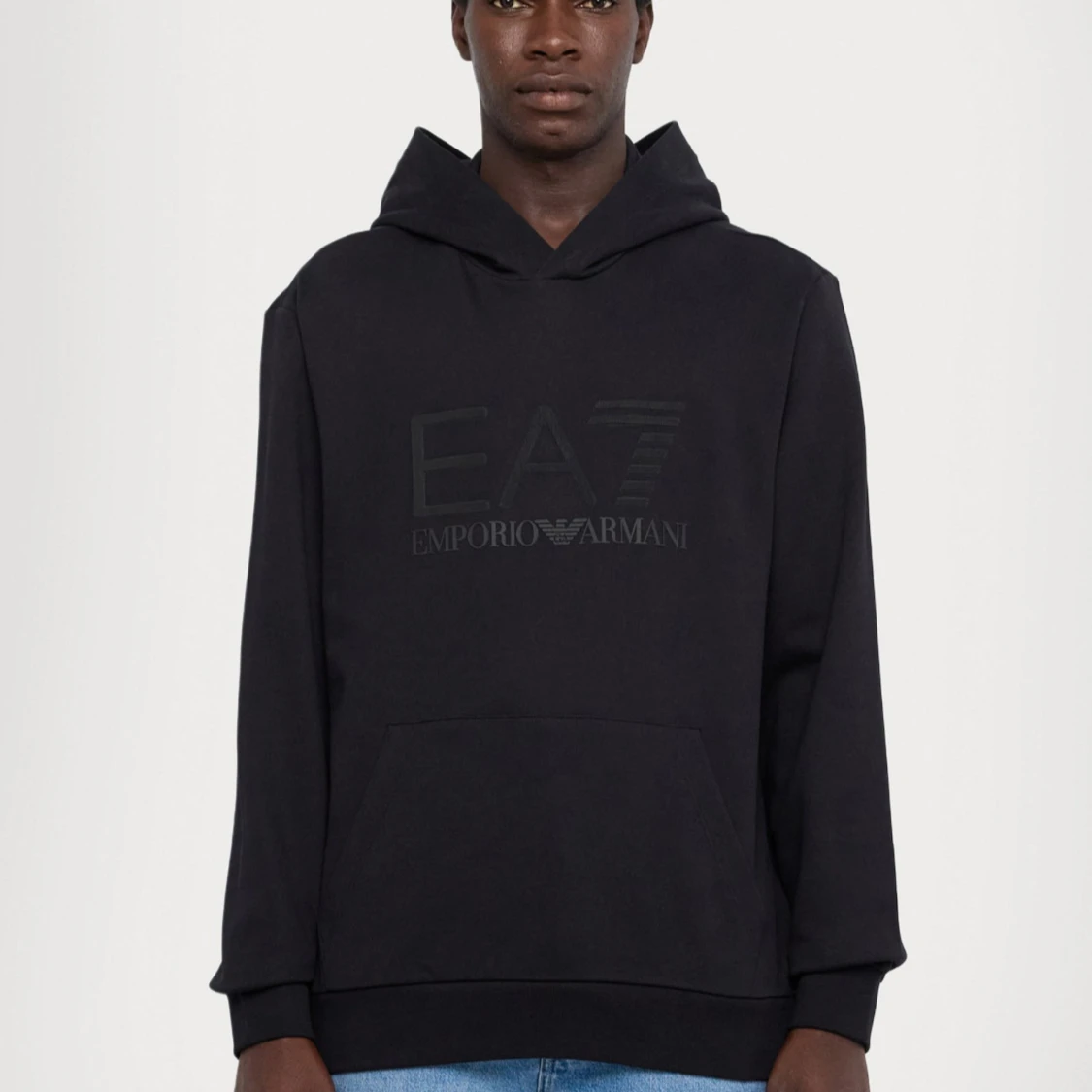 Svart hoodie från Emporio Armani - 2
