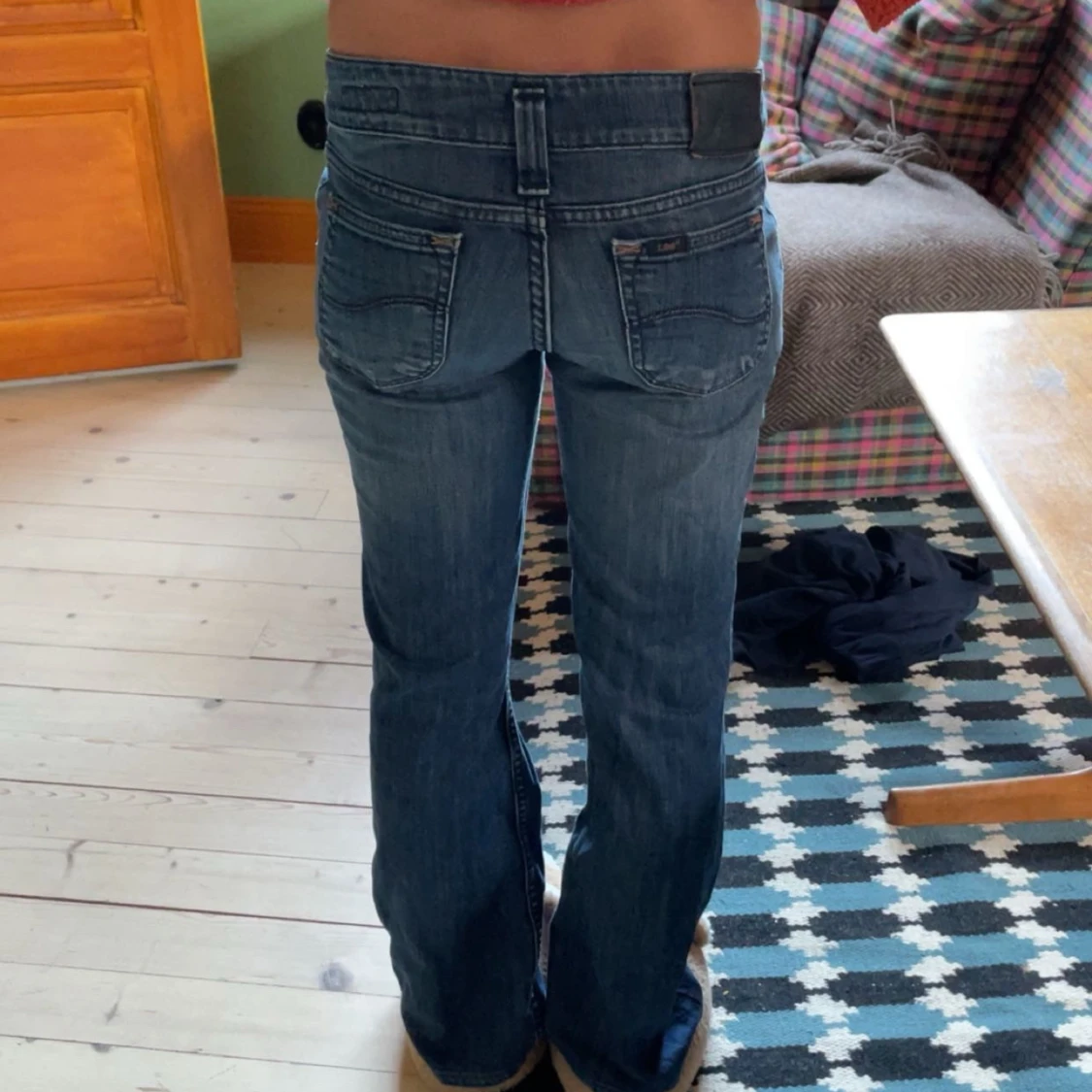 Lågmidjade bootcut jeans - 90