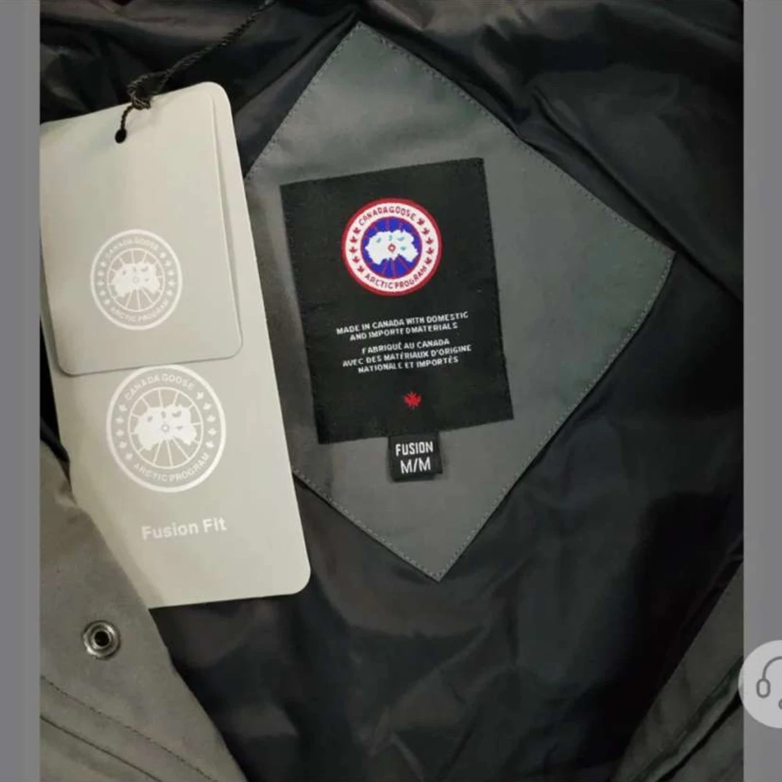 Grå dunjacka från Canada Goose - 90
