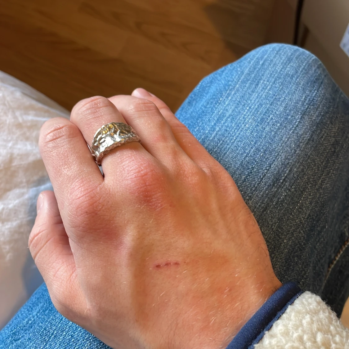 Silverring från seams - 90