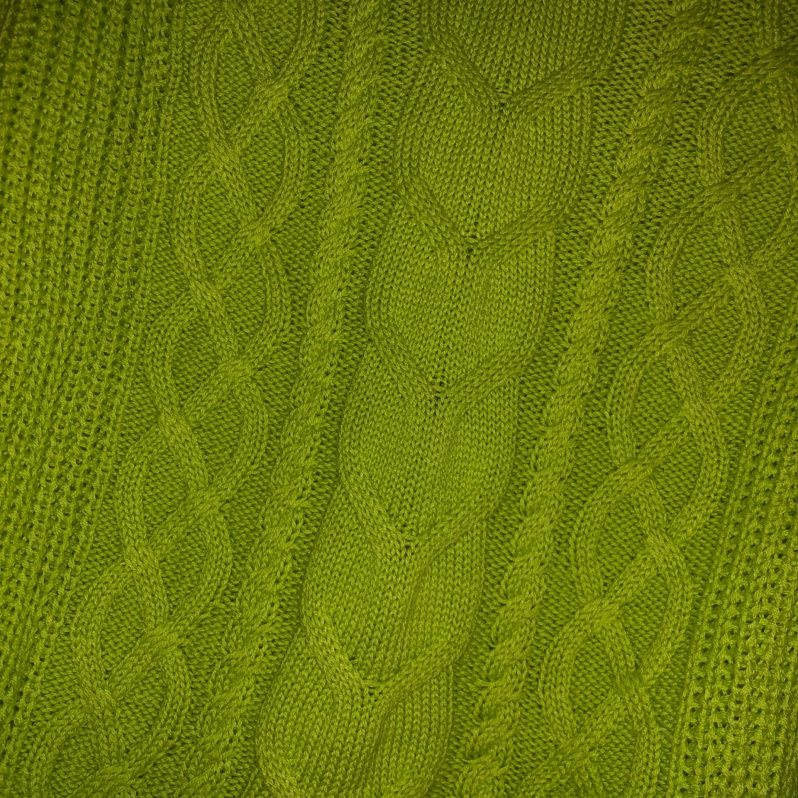 Kabel stickad tröja  - 91