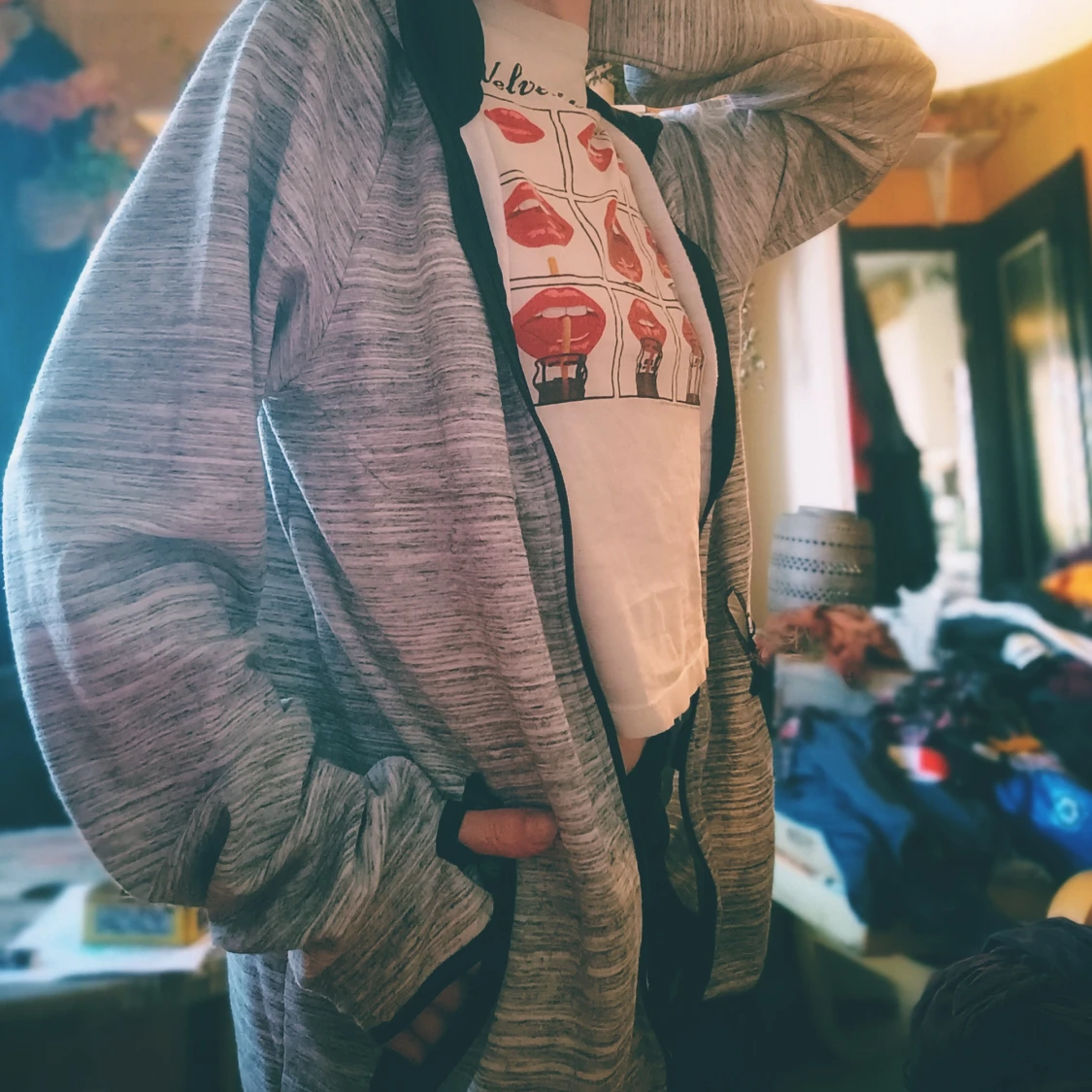 Oversized mysig och snygg hoodie från jacka and Jones  - 90