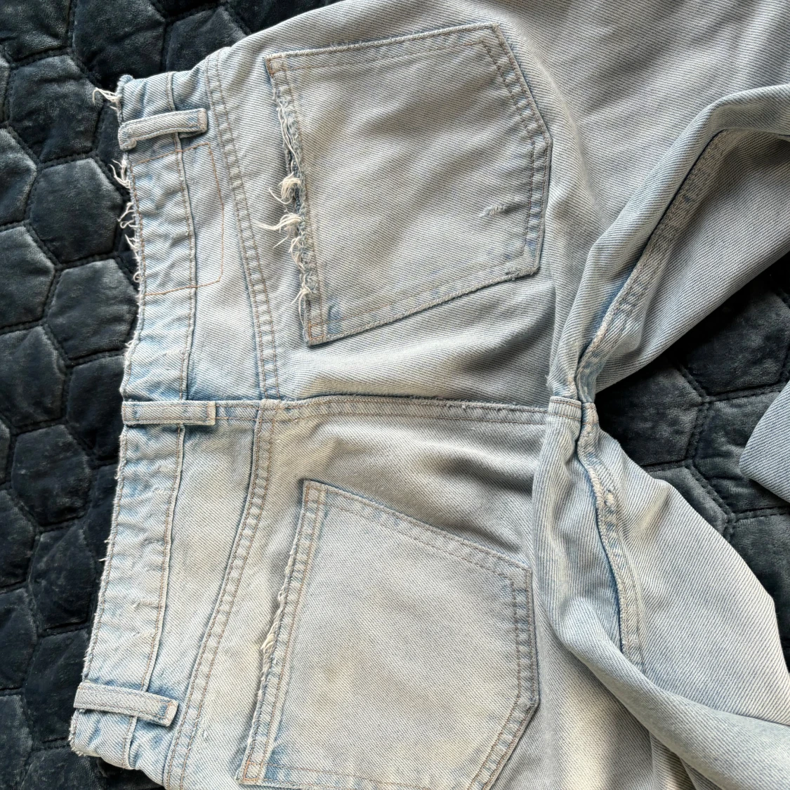 Låga/mid waist jeans - 92