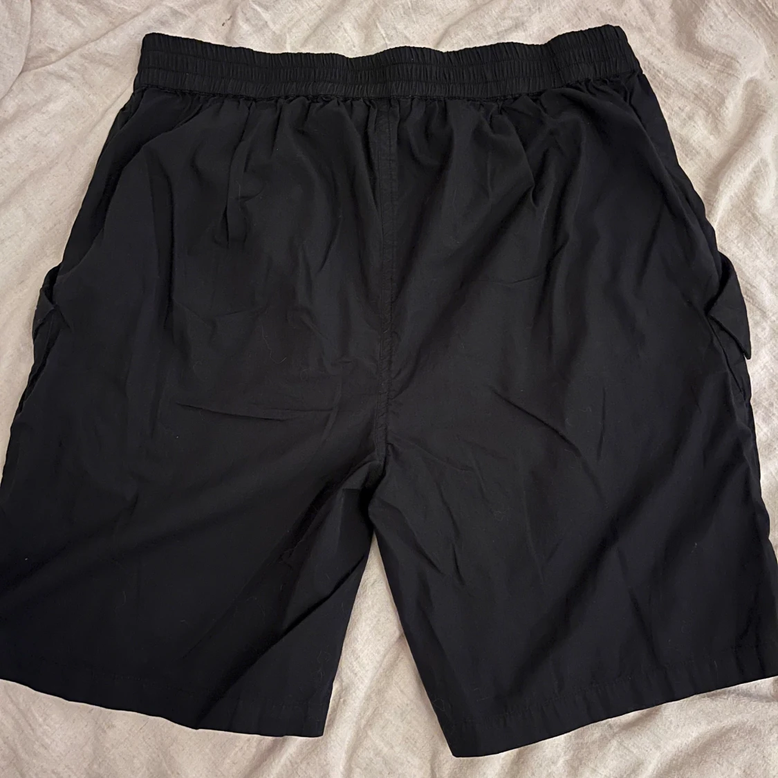 Svarta bomullsshorts - 90