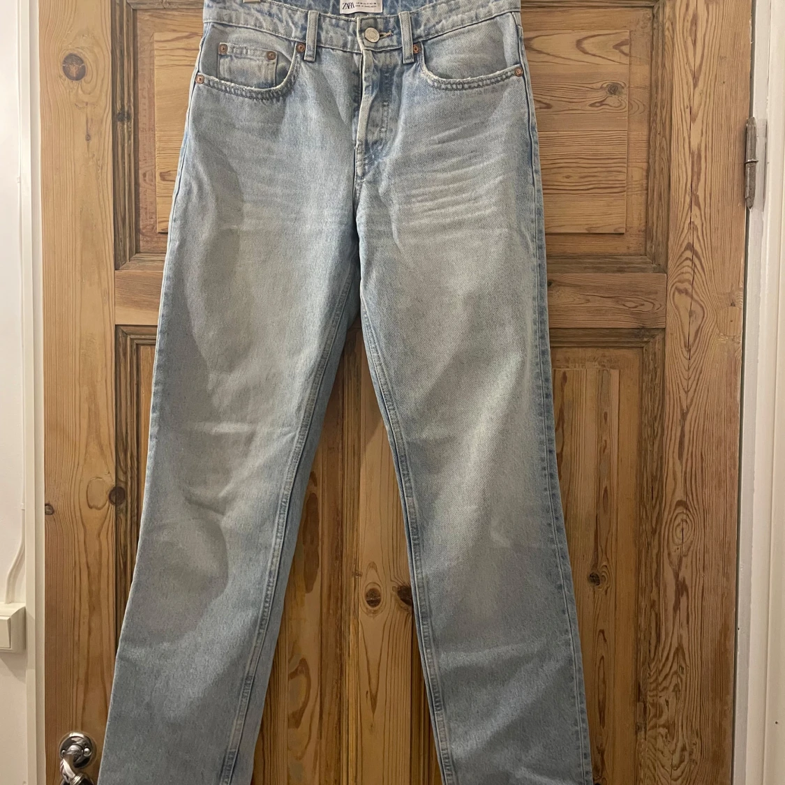 Raka lågmidjade jeans - 2