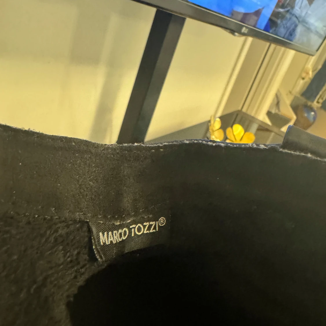 Svarta boots med dragkedja - 93