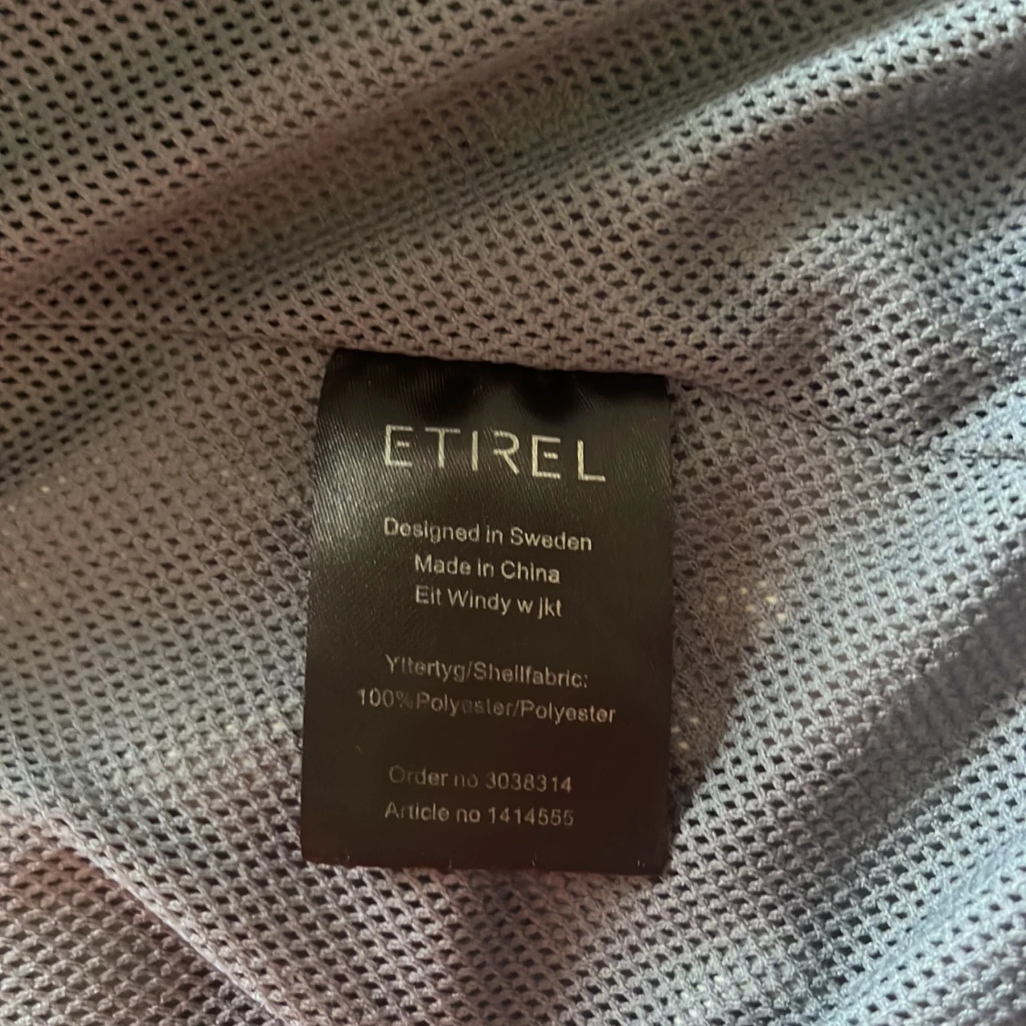 Mönstrad vindjacka från Etirel - 92