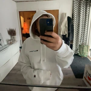 Helt ny champion tröja - Säljer en helt ny champion tröja i storlek M, har aldrig andvänt(förutom på bilden) den är väldigt mjuk inuti och är oversize🤍