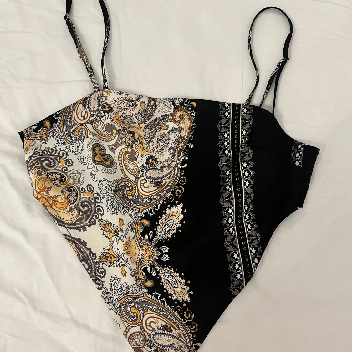 Mönstrad och gul topp - paketpris  - 1