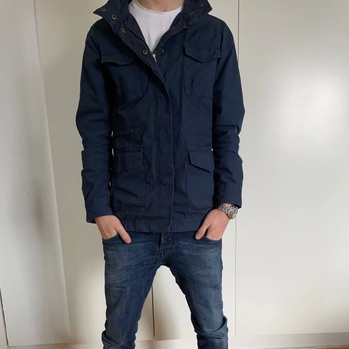 Mörkblå fieldjacka - 1