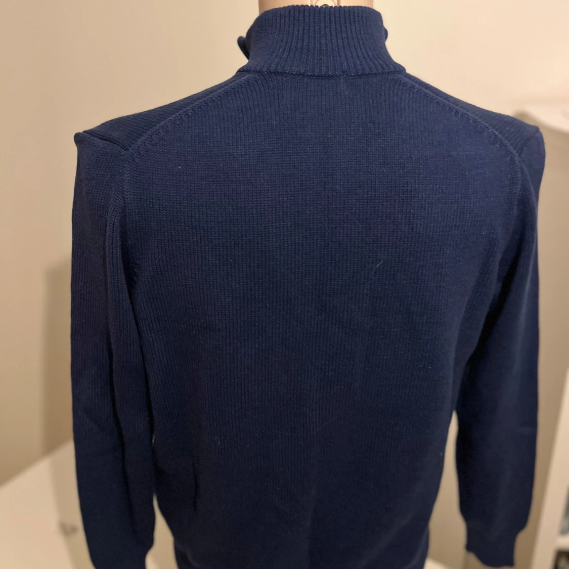 Mörkblå tröja med dragkedja från U.S. Polo Assn. - 2