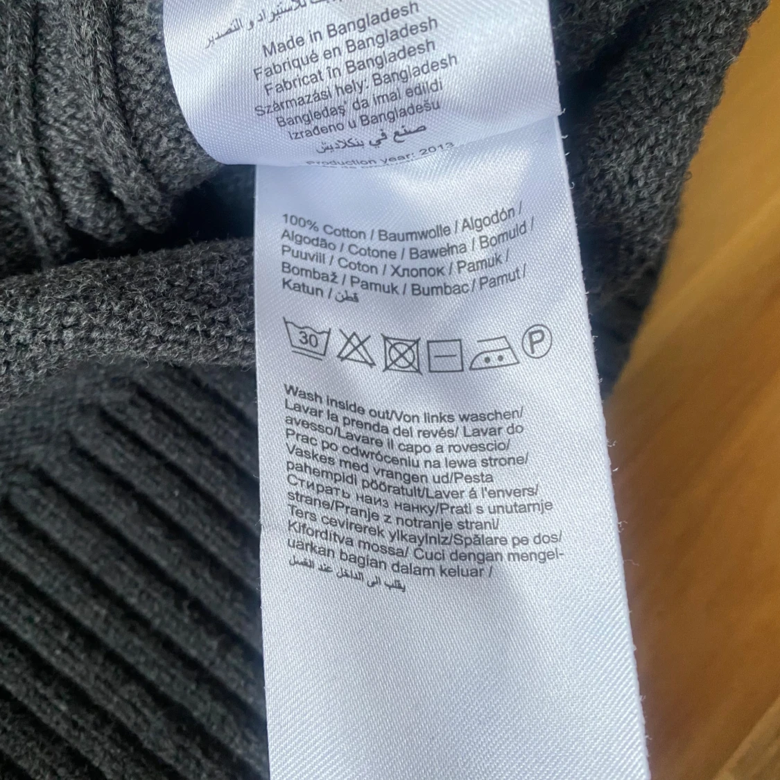 Grå stickad tröja från Selected Homme - 4