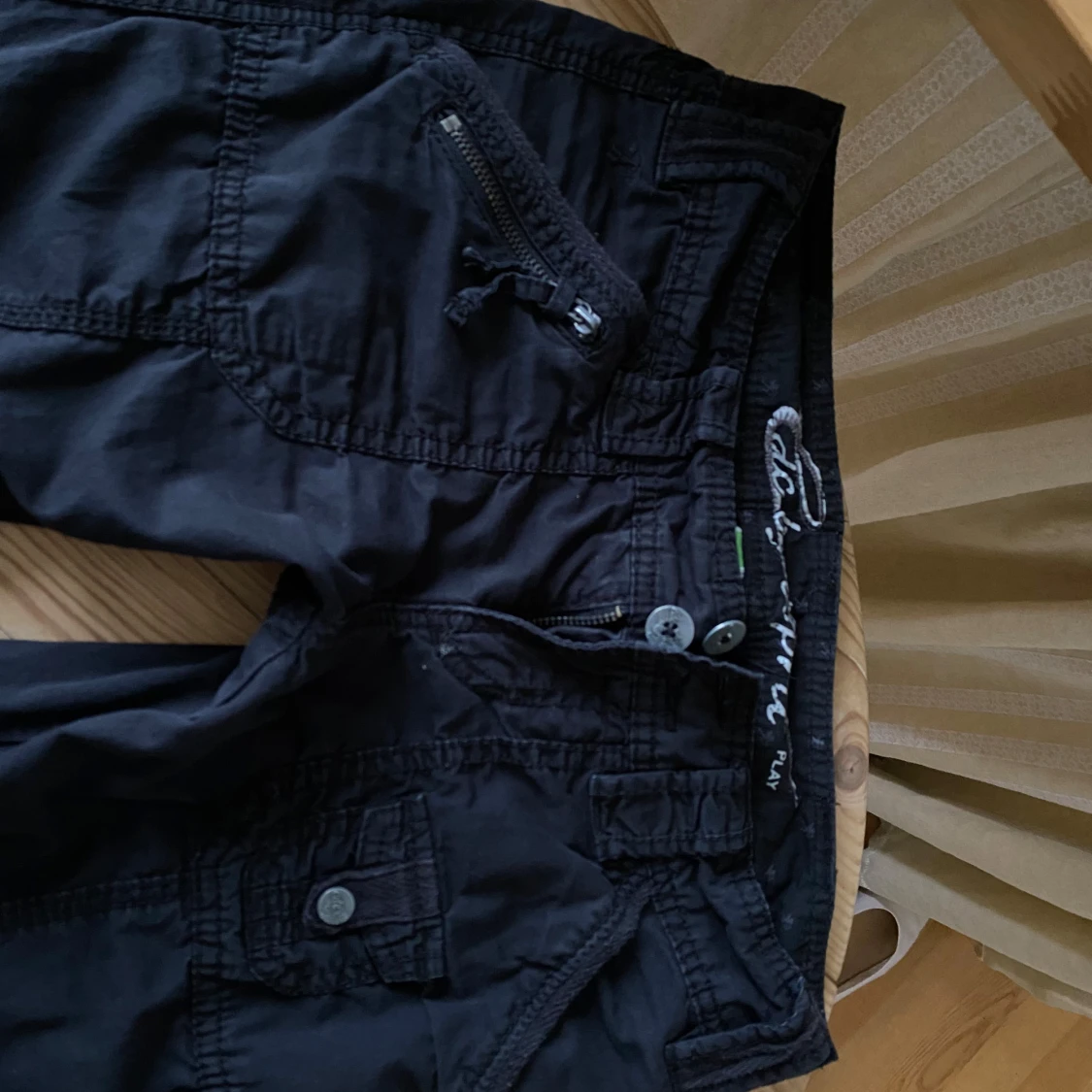 Y2k super low waist cargobyxor  - 4