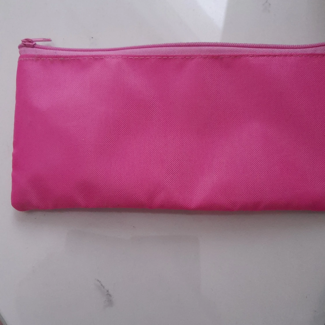 Rosa glittrig plånbok med enhörningsmotiv - 1