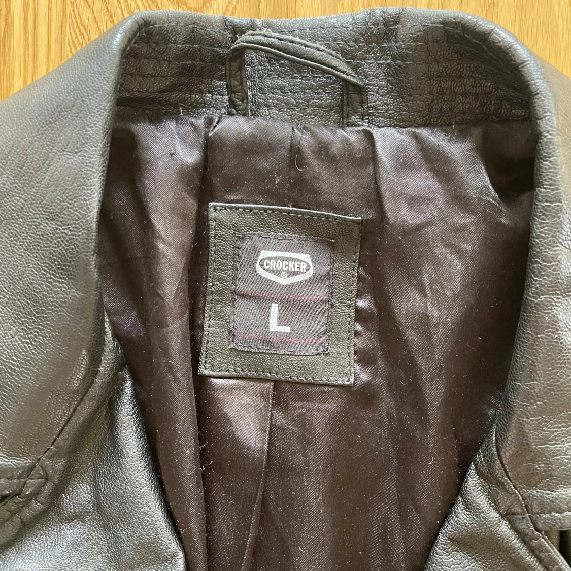 Svart skinnjacka från Crocker - 2