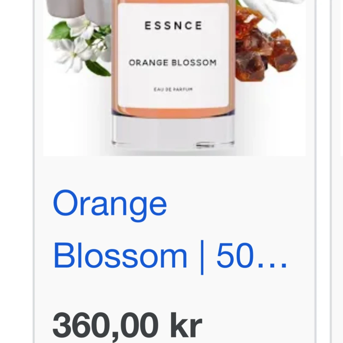 Ny full flaska Orange Blossom från Essnce
