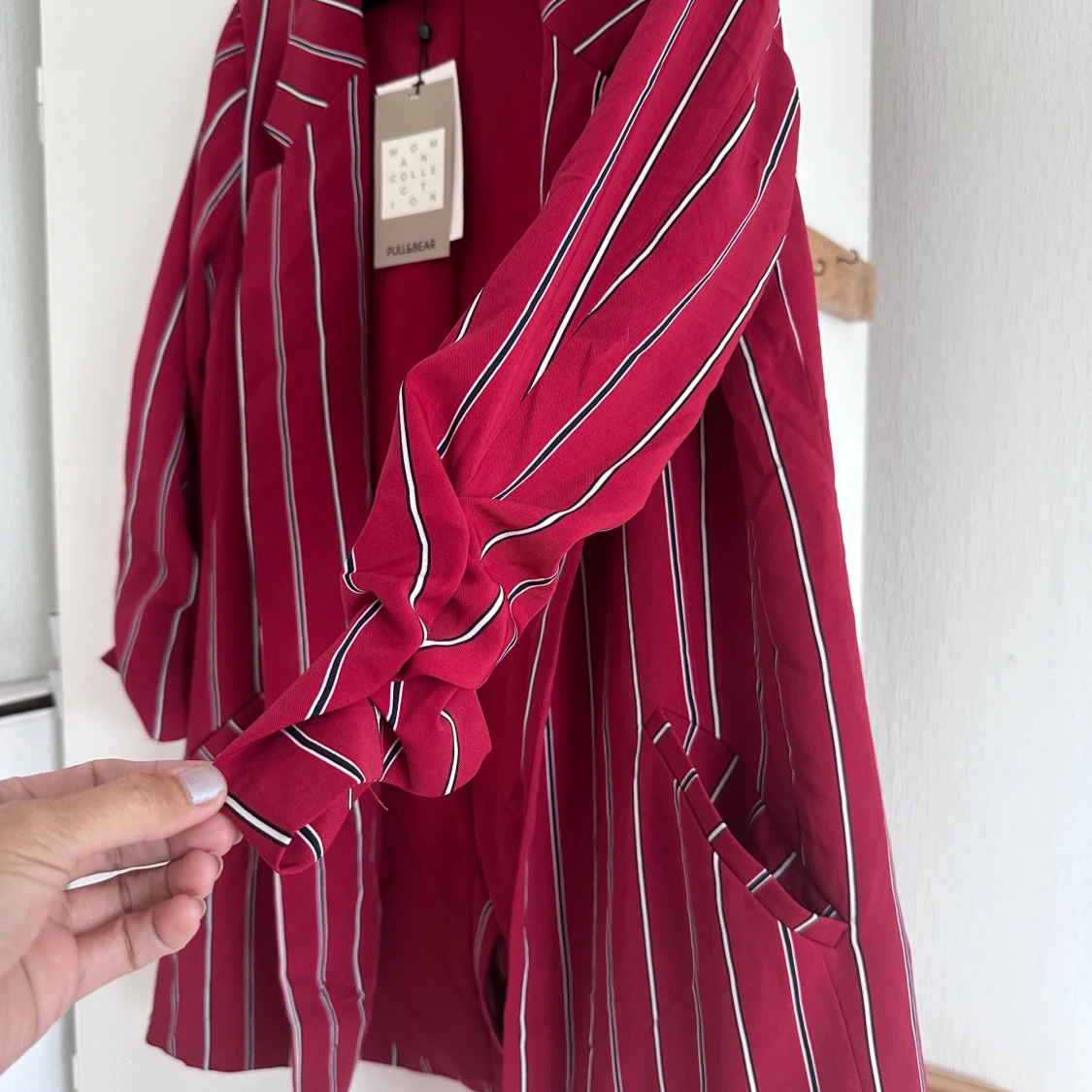 Red stripes blazer from Pull & Bear - 91
