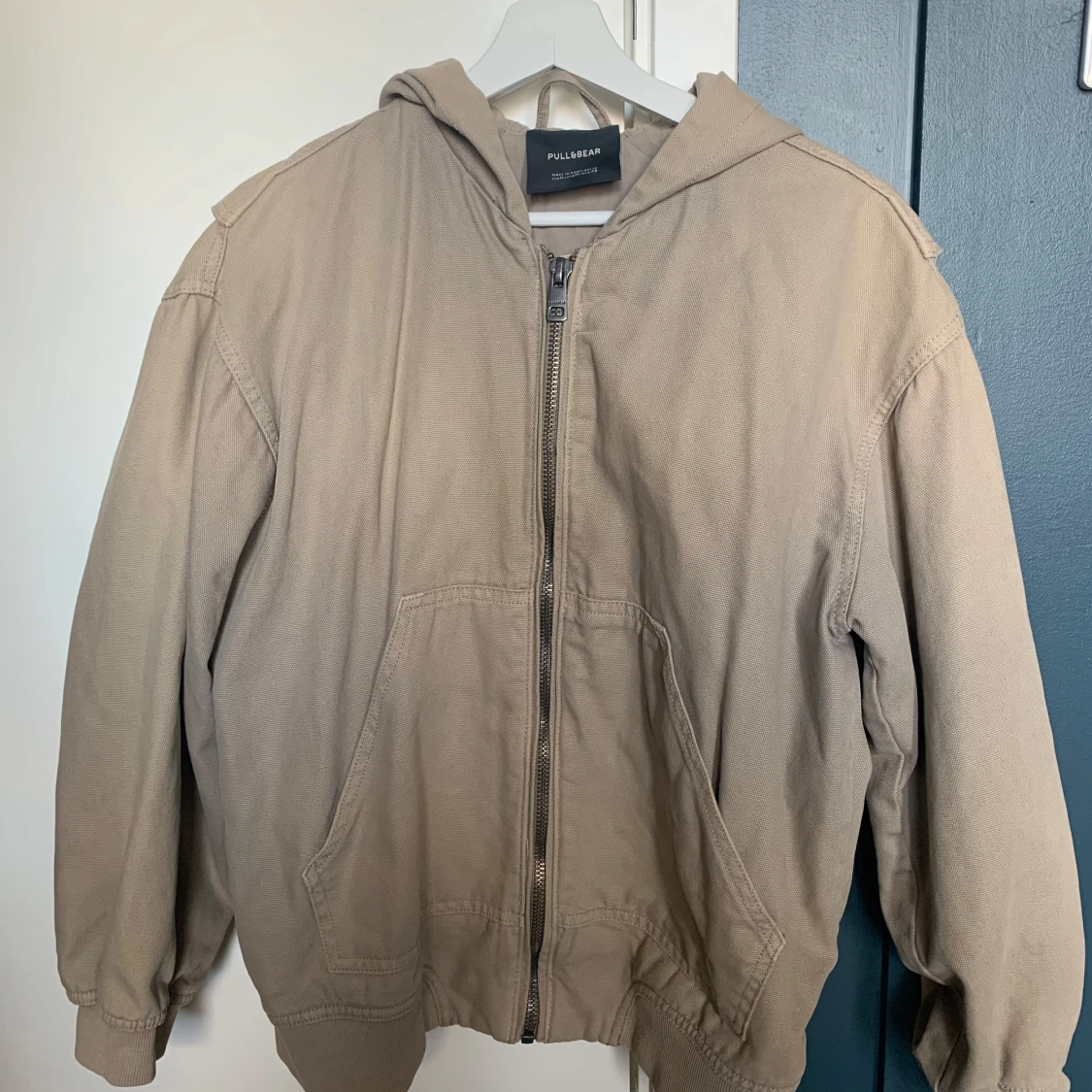 Beige bomberjacka - 1