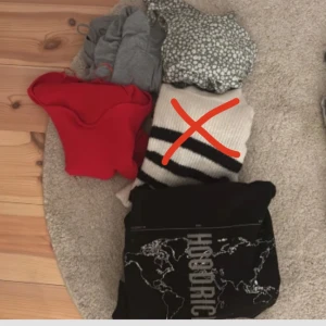 Sellout toppar, tröjor och klänningar - Sellout!💗En mix av olika toppar och tröjor i varierande färger och mönster. Pris varierar: första bilden 200kr per plagg. Andra bilden 50kr per plagg. Skriv för mer information och bilder på specifika plagg💗