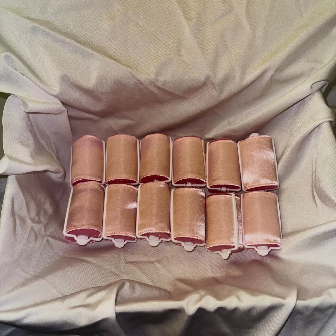 Rosa silkes-papiljotter  - 1