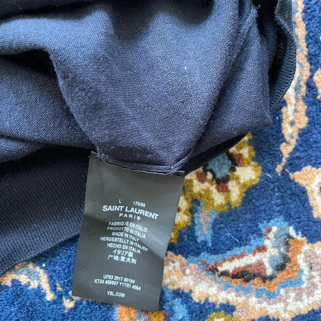 Saint Laurent Universite stickad tröja - 92