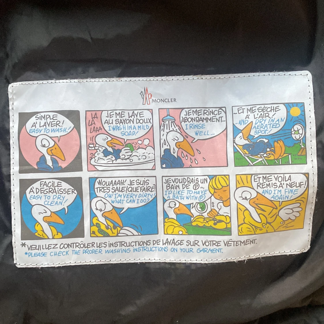 Svart Moncler Maya - 90