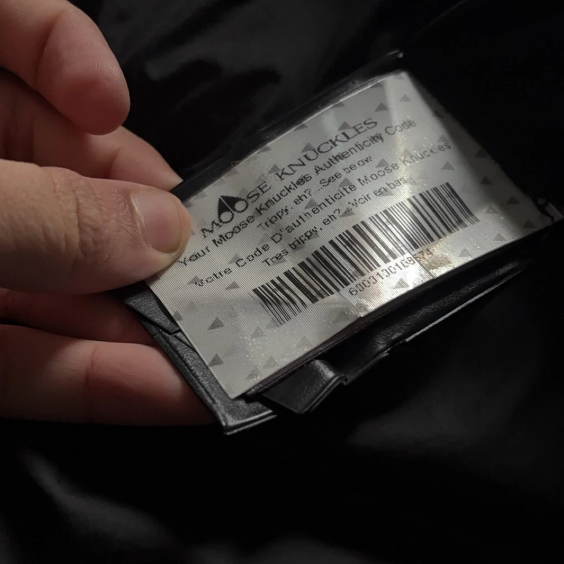 Svart dunjacka från Moose Knuckles - 91