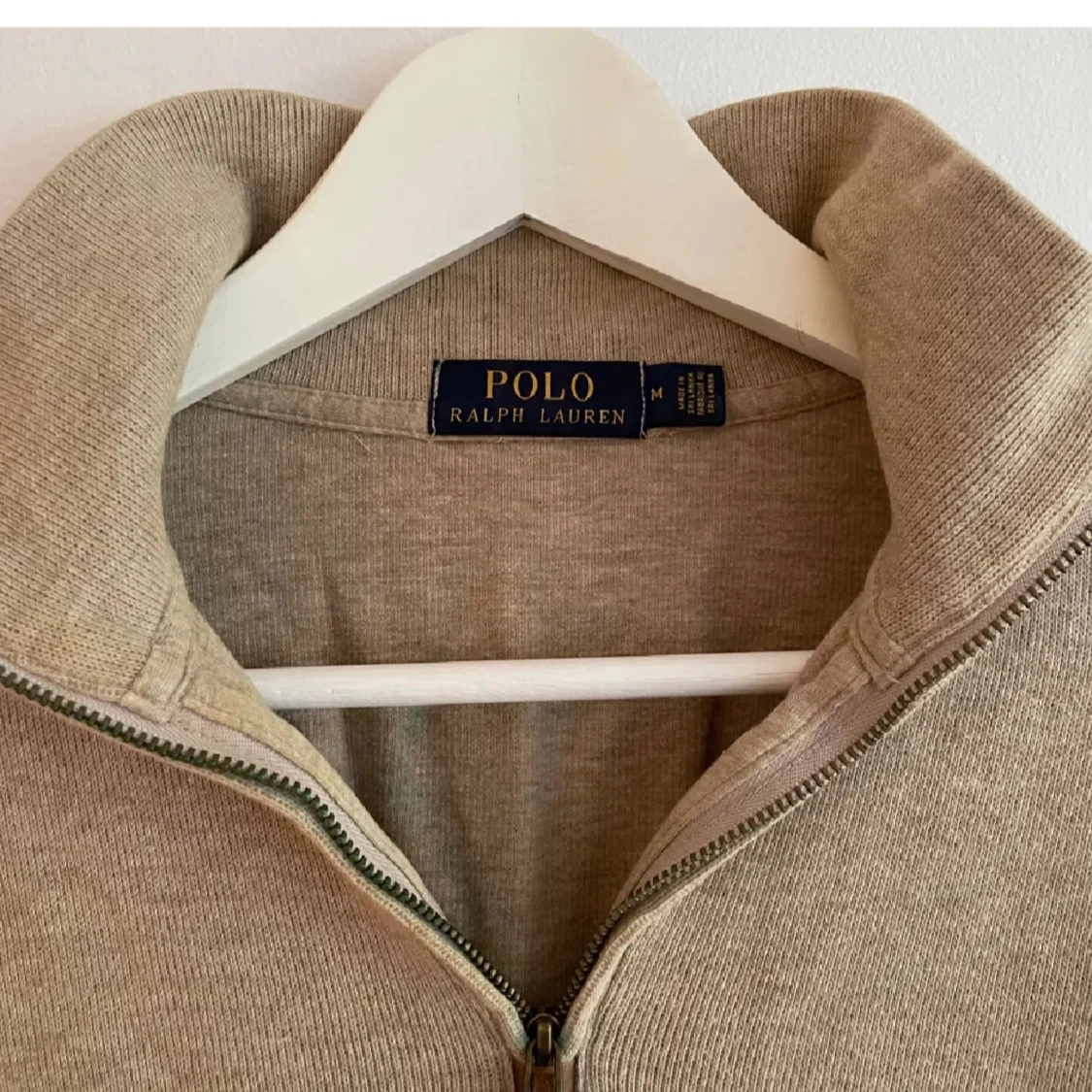 Beige half zip tröja från Polo Ralph Lauren - 90
